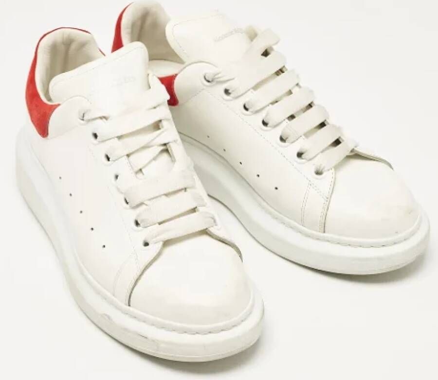 Alexander McQueen Pre-owned Leather sneakers White Heren