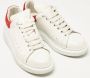 Alexander McQueen Pre-owned Leather sneakers White Heren - Thumbnail 4