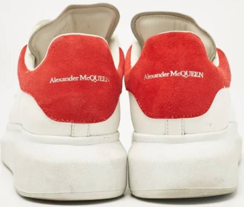 Alexander McQueen Pre-owned Leather sneakers White Heren