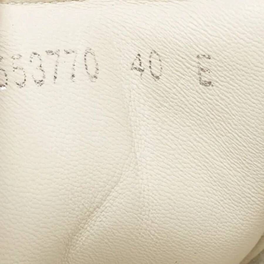 Alexander McQueen Pre-owned Leather sneakers White Heren