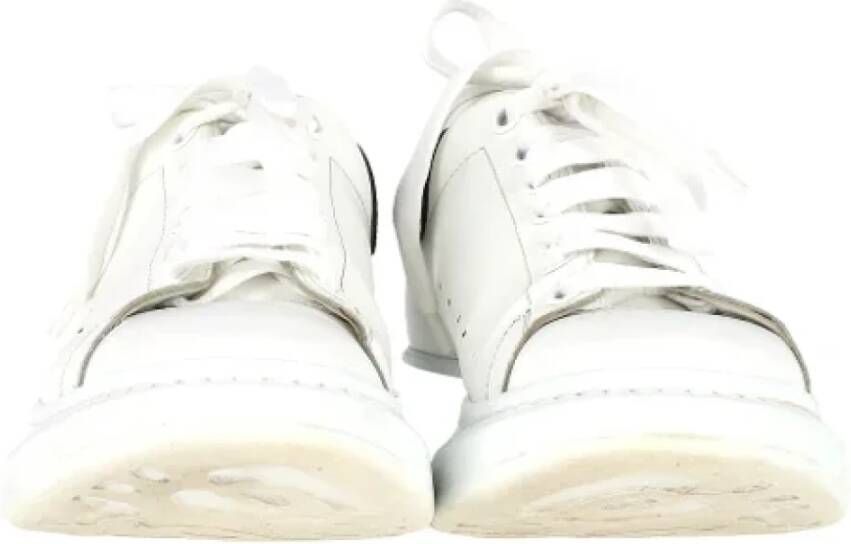 Alexander McQueen Pre-owned Leather sneakers White Heren