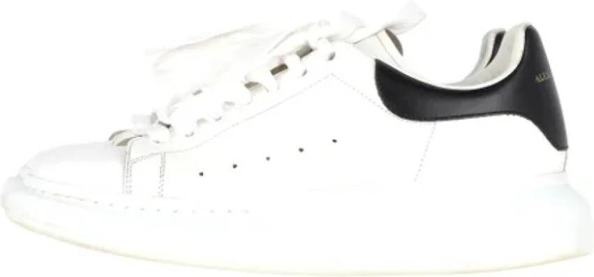 Alexander McQueen Pre-owned Leather sneakers White Heren