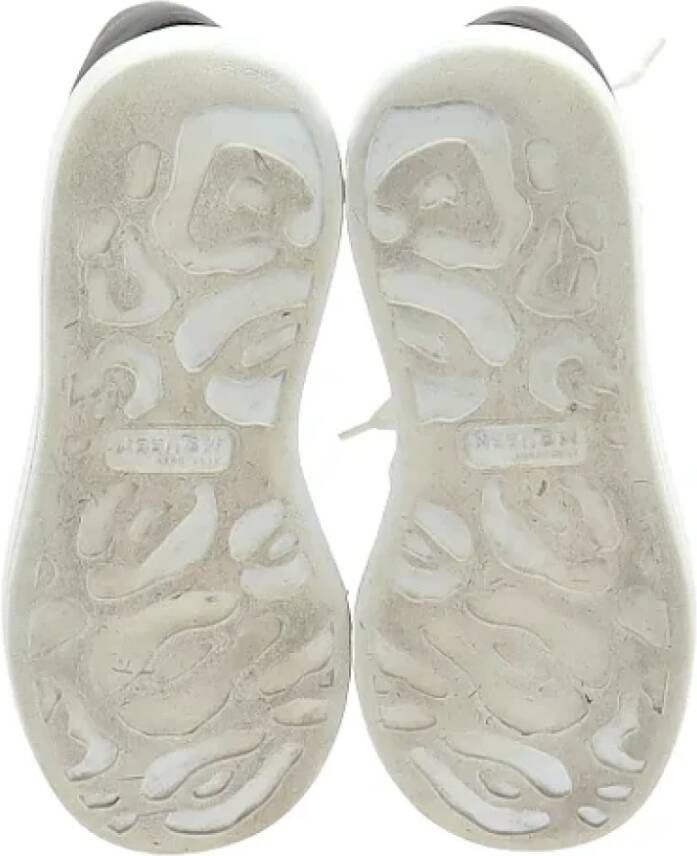 Alexander McQueen Pre-owned Leather sneakers White Heren