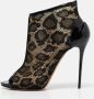 Alexander McQueen Pre-owned Mesh boots Black Dames - Thumbnail 2