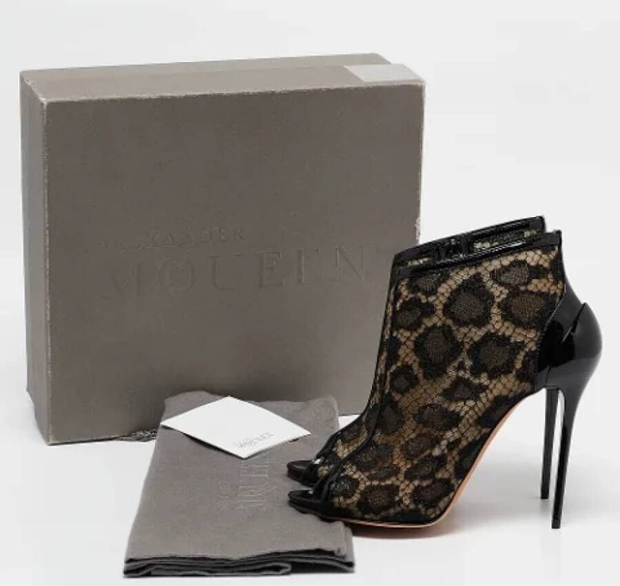 Alexander McQueen Pre-owned Mesh boots Black Dames