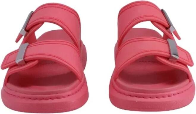 Alexander McQueen Pre-owned Rubber sandals Pink Dames