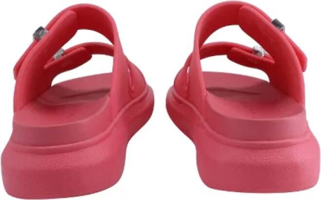 Alexander McQueen Pre-owned Rubber sandals Pink Dames