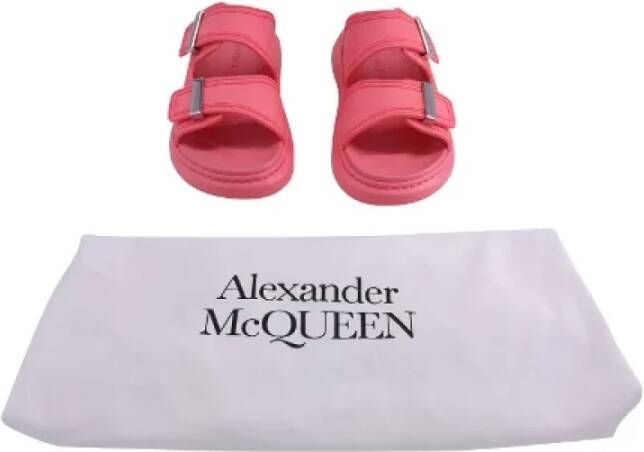 Alexander McQueen Pre-owned Rubber sandals Pink Dames