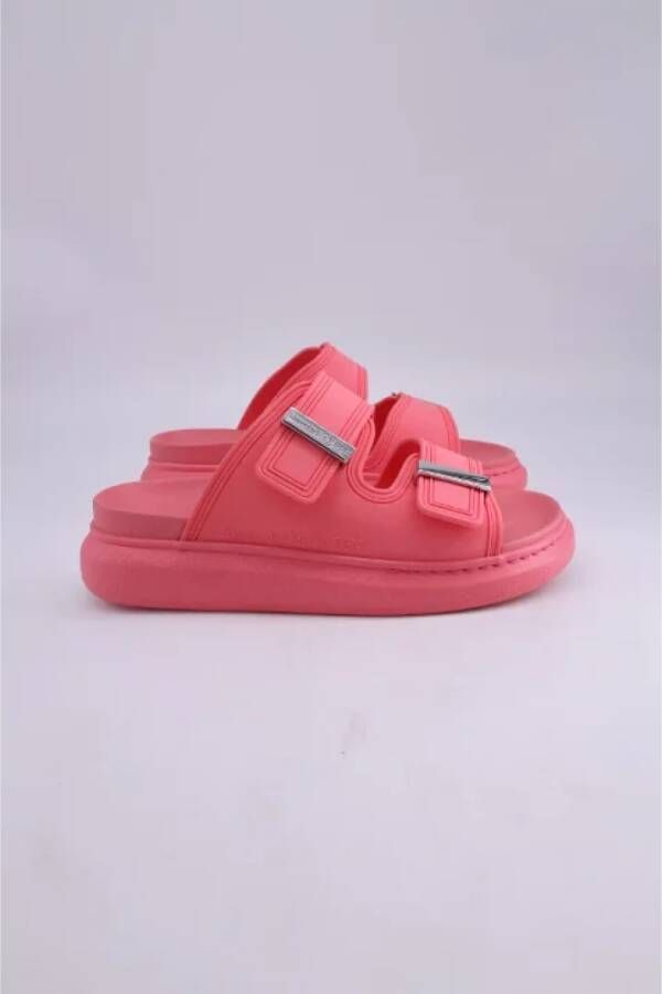 Alexander McQueen Pre-owned Rubber sandals Pink Dames