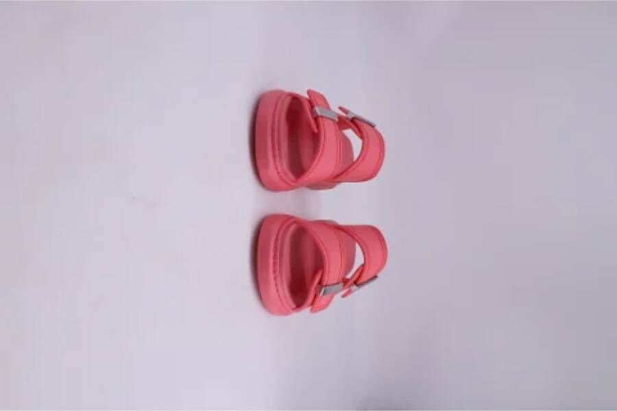 Alexander McQueen Pre-owned Rubber sandals Pink Dames