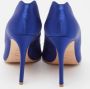 Alexander McQueen Pre-owned Satin heels Blue Dames - Thumbnail 5