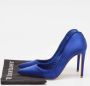 Alexander McQueen Pre-owned Satin heels Blue Dames - Thumbnail 9