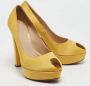 Alexander McQueen Pre-owned Satin heels Orange Dames - Thumbnail 4