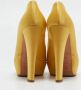 Alexander McQueen Pre-owned Satin heels Orange Dames - Thumbnail 5