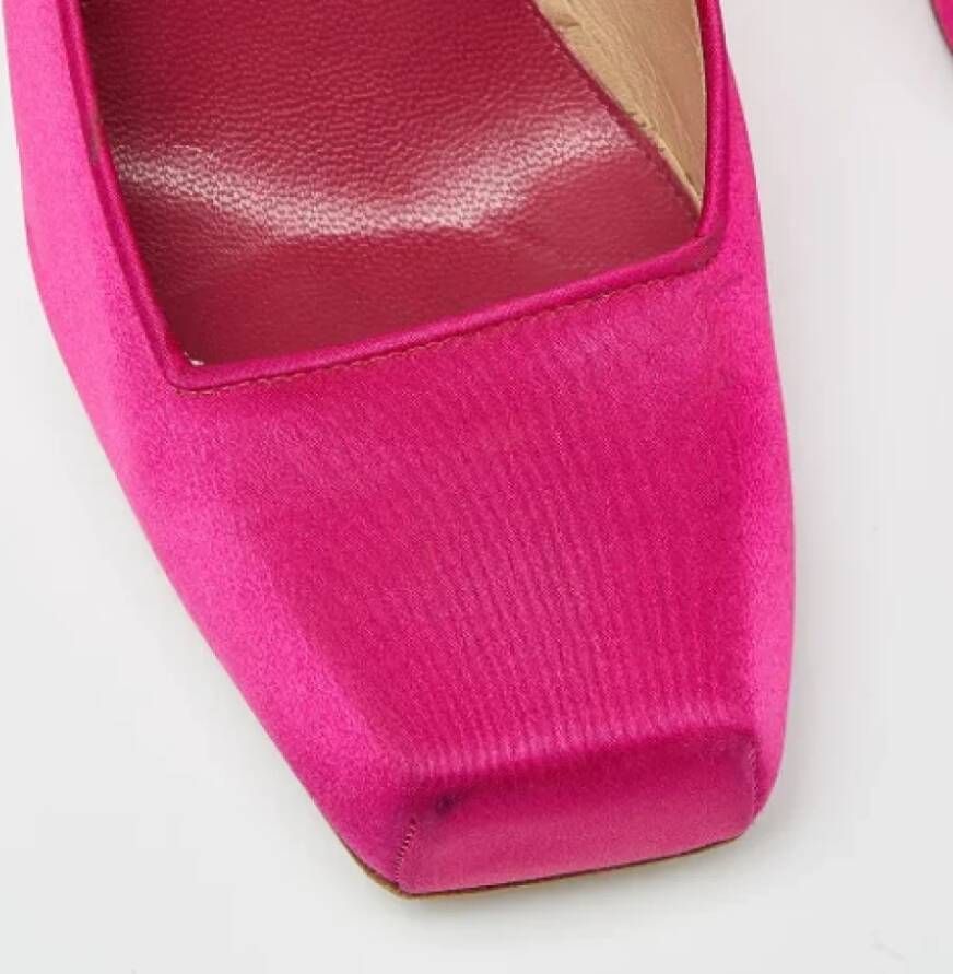 Alexander McQueen Pre-owned Satin heels Pink Dames