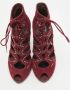 Alexander McQueen Pre-owned Suede boots Purple Dames - Thumbnail 2