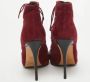 Alexander McQueen Pre-owned Suede boots Purple Dames - Thumbnail 4