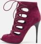 Alexander McQueen Pre-owned Suede boots Red Dames - Thumbnail 2