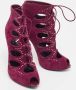 Alexander McQueen Pre-owned Suede boots Red Dames - Thumbnail 4