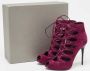 Alexander McQueen Pre-owned Suede boots Red Dames - Thumbnail 9