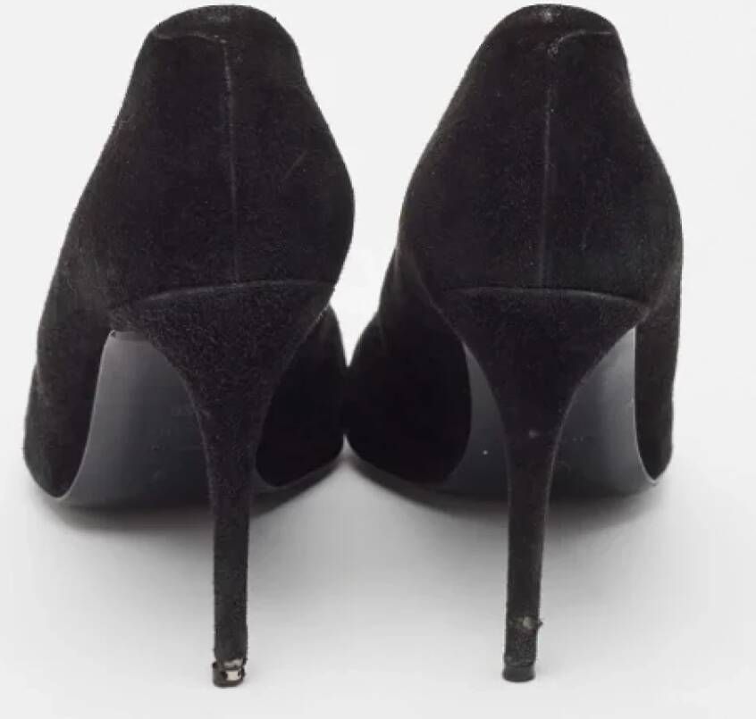 Alexander McQueen Pre-owned Suede heels Black Dames