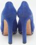 Alexander McQueen Pre-owned Suede heels Blue Dames - Thumbnail 5