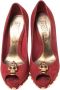 Alexander McQueen Pre-owned Suede heels Red Dames - Thumbnail 2