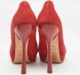 Alexander McQueen Pre-owned Suede heels Red Dames - Thumbnail 5