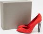 Alexander McQueen Pre-owned Suede heels Red Dames - Thumbnail 7