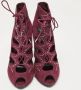 Alexander McQueen Pre-owned Suede sandals Red Dames - Thumbnail 3