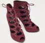 Alexander McQueen Pre-owned Suede sandals Red Dames - Thumbnail 4