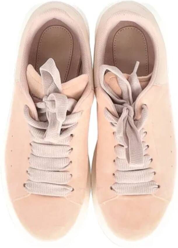 Alexander McQueen Pre-owned Suede sneakers Pink Dames