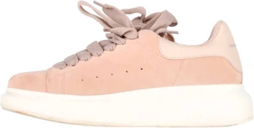 Alexander McQueen Pre-owned Suede sneakers Pink Dames