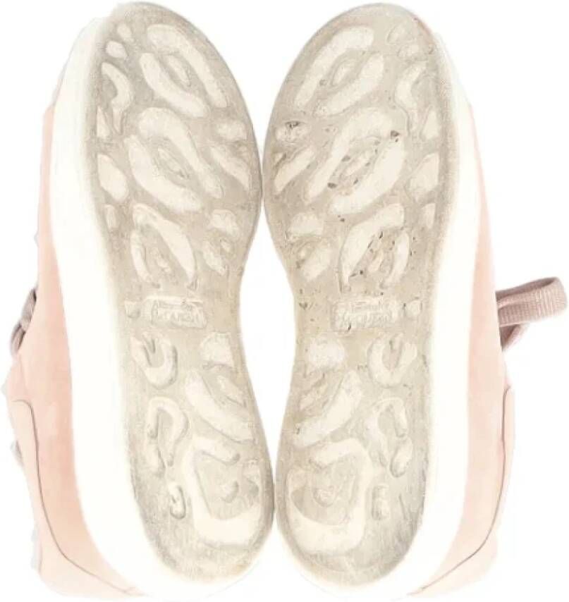 Alexander McQueen Pre-owned Suede sneakers Pink Dames