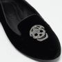 Alexander McQueen Pre-owned Velvet flats Black Dames - Thumbnail 8