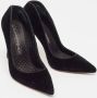 Alexander McQueen Pre-owned Velvet heels Black Dames - Thumbnail 4