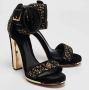 Alexander McQueen Pre-owned Velvet sandals Black Dames - Thumbnail 2