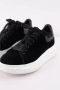 Alexander McQueen Pre-owned Velvet sneakers Black Dames - Thumbnail 4