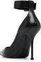 Alexander mcqueen Zwarte Leren Stiletto Pumps met Metalen Neuskap Zwart Dames - Thumbnail 4