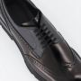 Alexander mcqueen Punk Derbies Leren Veterschoenen Black Heren - Thumbnail 5