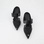 Alexander mcqueen Zwarte Leren Hakmuiltjes W4Ab2 Black Dames - Thumbnail 18