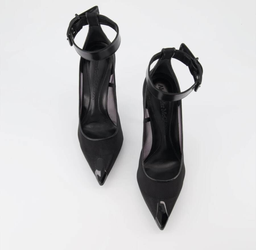 alexander mcqueen Punk Stiletto Hakken Black Dames