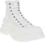 Alexander mcqueen Raffia High-Top Sneakers met Lint White Dames - Thumbnail 2