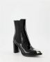 Alexander mcqueen Zwarte leren hoge hak laarzen Black Dames - Thumbnail 2