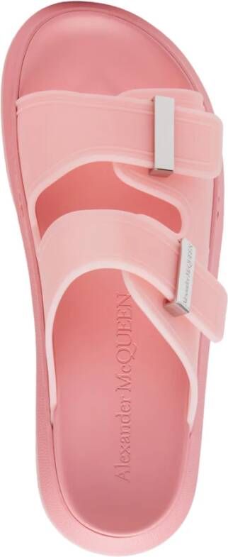 alexander mcqueen Roze Hybride Rubberen Sandalen Pink Dames