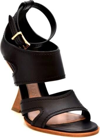 alexander mcqueen Verhoogde Stijl Sandalen Zwart Dames