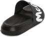 Alexander mcqueen Zwarte Graffiti-Logo Slip-On Slides voor Heren Black Heren - Thumbnail 13