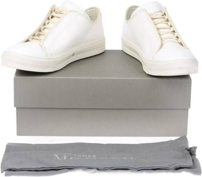 alexander mcqueen 457335Whj8C9026Bianco Stijlvolle Sneakers Wit Heren