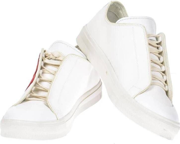 alexander mcqueen 457335Whj8C9026Bianco Stijlvolle Sneakers Wit Heren