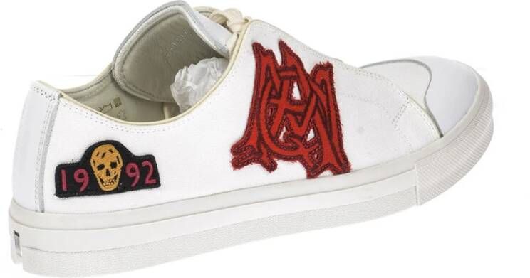 alexander mcqueen 457335Whj8C9026Bianco Stijlvolle Sneakers Wit Heren